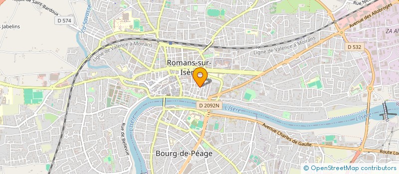 localisation de l'entreprise LUDICOOP  BOURG-DE-PEAGE