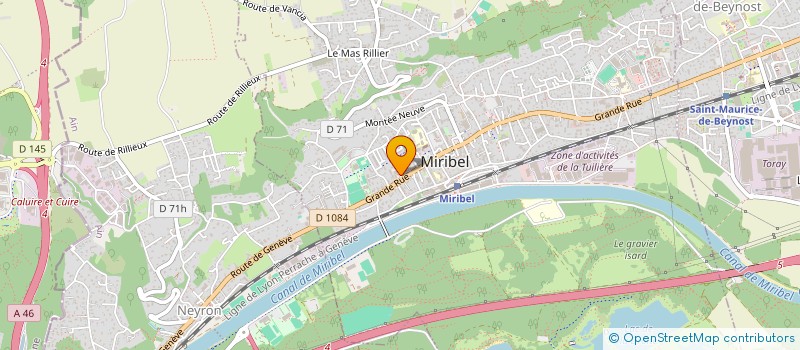 localisation de l'entreprise LUDIDOGGO à MIRIBEL