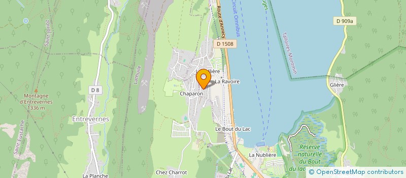 localisation de l'entreprise LUDIE à DOUSSARD