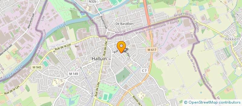 localisation de l'entreprise LUDIGEEK  HALLUIN