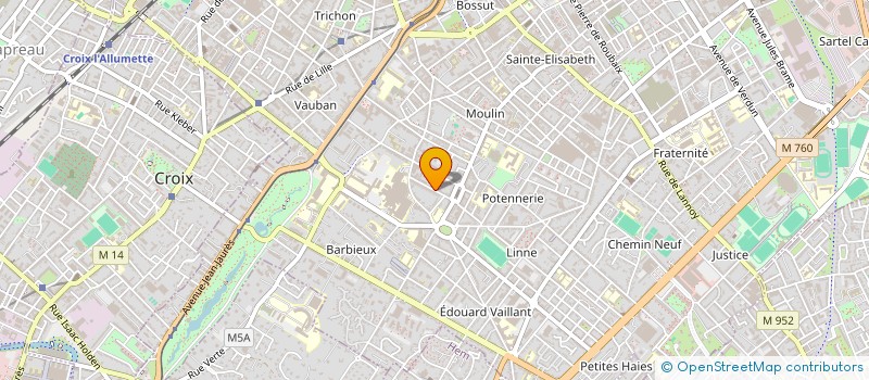 localisation de l'entreprise LUDIIZ  ROUBAIX