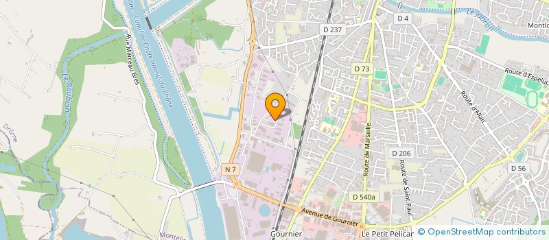 localisation de l'entreprise LUDIJEAN  MONTELIMAR