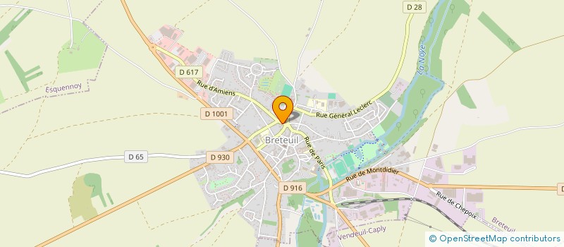 localisation de l'entreprise LUDIK'EXPO  BRETEUIL