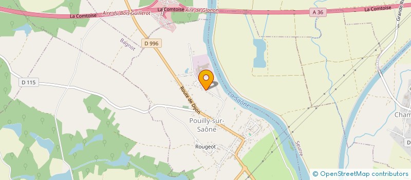 localisation de l'entreprise LUDIKA CONCEPT  POUILLY-SUR-SAONE