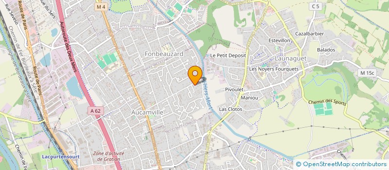 localisation de l'entreprise LUDILAB à AUCAMVILLE