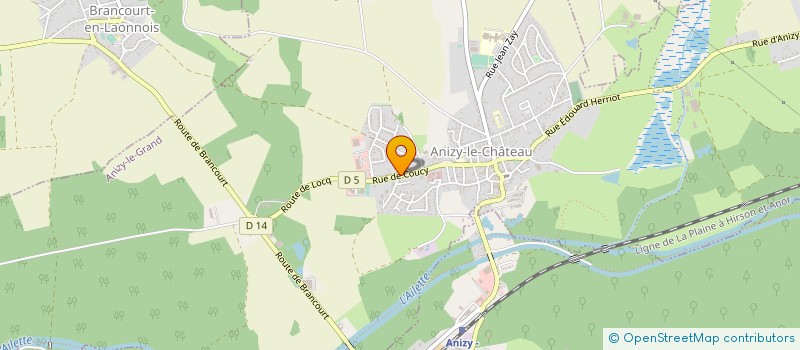 localisation de l'entreprise LUDIMAG à ANIZY-LE-GRAND