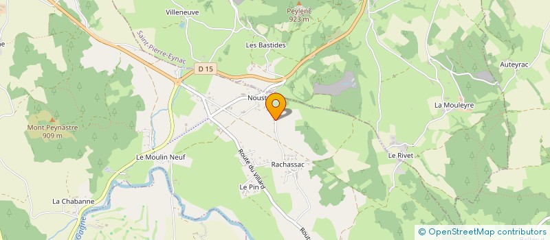 localisation de l'entreprise LUDIMOLISE  SAINT-GERMAIN-LAPRADE