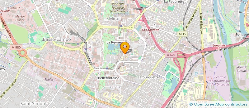 localisation de l'entreprise LUDIMONDE CREATEUR D'ESPACES LUDIQUES  TOULOUSE