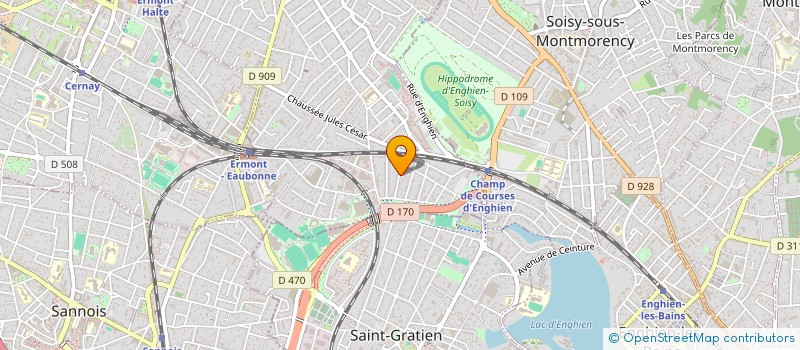 localisation de l'entreprise LUDINAMIK à EAUBONNE