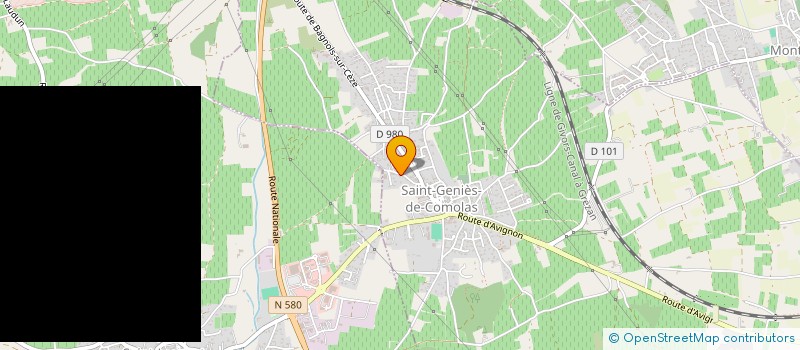 localisation de l'entreprise LUDINE  SAINT-GENIES-DE-COMOLAS