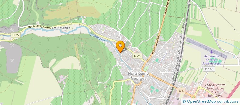 localisation de l'entreprise LUDINUITS  NUITS-SAINT-GEORGES