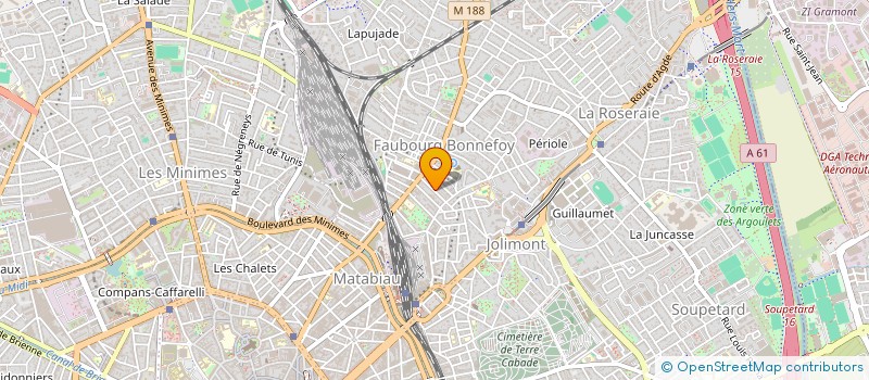 localisation de l'entreprise LUDIQU'EDITION à TOULOUSE