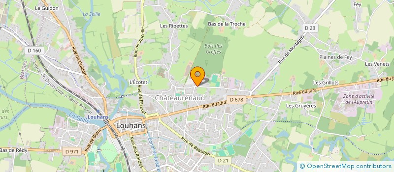 localisation de l'entreprise LUDIS à LOUHANS