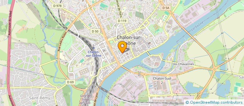 localisation de l'entreprise LUDIS à CHALON-SUR-SAONE