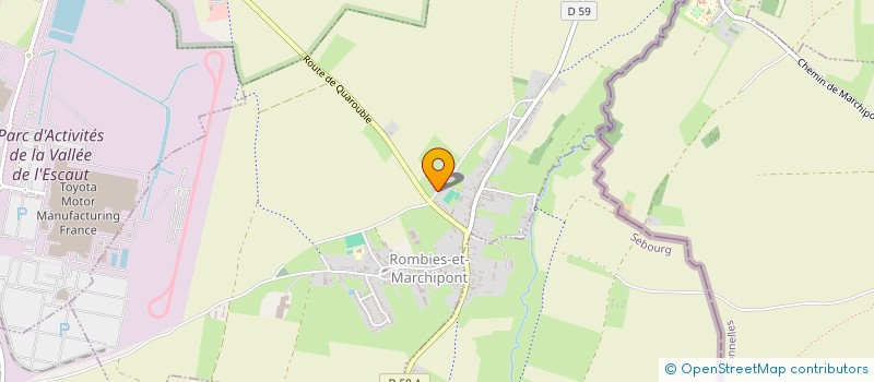 localisation de l'entreprise LUDIS  ROMBIES-ET-MARCHIPONT