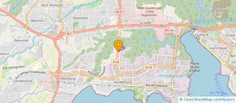 localisation de l'entreprise LUDISTAR ENERGIES  FORT-DE-FRANCE