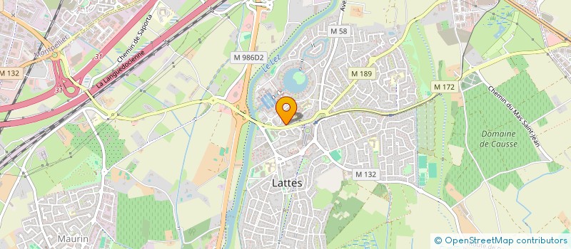 localisation de l'entreprise LUDISTE à LATTES