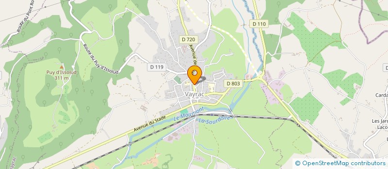 localisation de l'entreprise LUDITHIB  VAYRAC