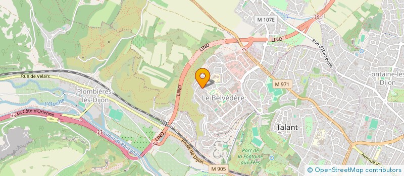 localisation de l'entreprise LUDITOPIA  TALANT