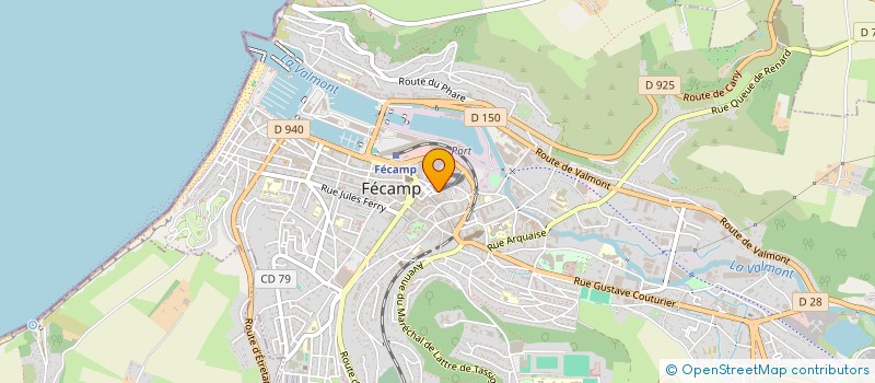 localisation de l'entreprise LUDIVIGNE  FECAMP