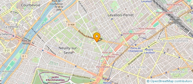 localisation de l'entreprise LUDIVIM à NEUILLY-SUR-SEINE