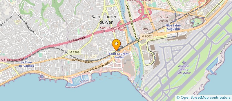 localisation de l'entreprise LUDIVINE à SAINT-LAURENT-DU-VAR