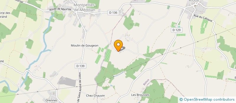 localisation de l'entreprise LUDIVINE  RIOUX