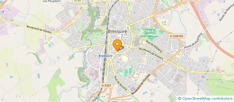 localisation de l'entreprise LUDIVINE BLANCHARD  BRESSUIRE