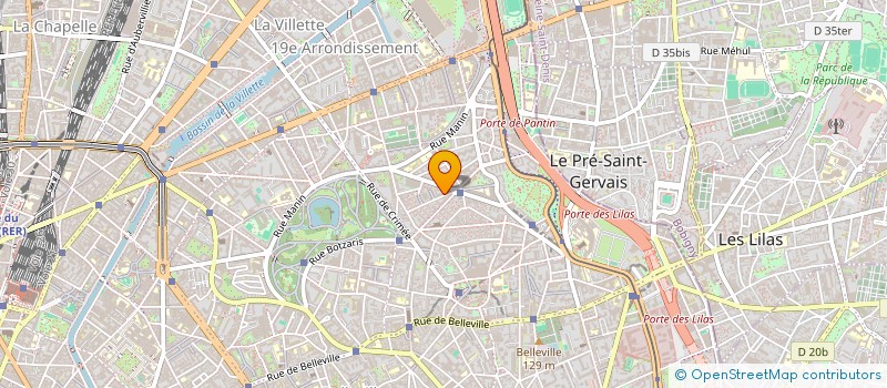 localisation de l'entreprise LUDIVINE DE BOISMENU LDB-DA  PARIS