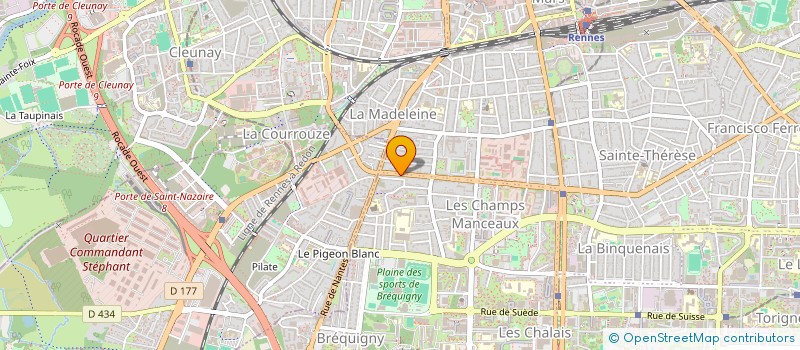 localisation de l'entreprise LUDIVINE LOISON ARCHITECTE  RENNES