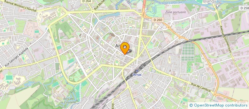 localisation de l'entreprise LUDIVORE à ARRAS