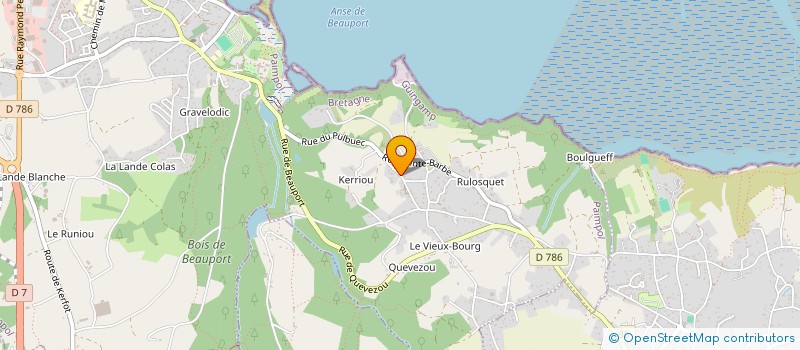 localisation de l'entreprise LUDJO  PAIMPOL