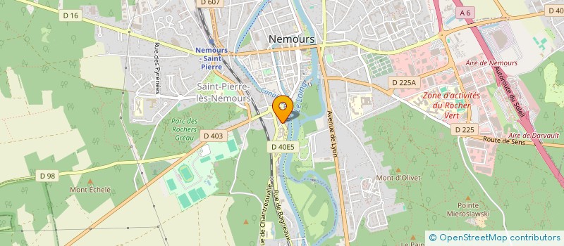 localisation de l'entreprise LUDMARE LOCATION à SAINT-PIERRE-LES-NEMOURS