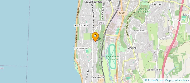 localisation de l'entreprise LUDO  TRESSERVE