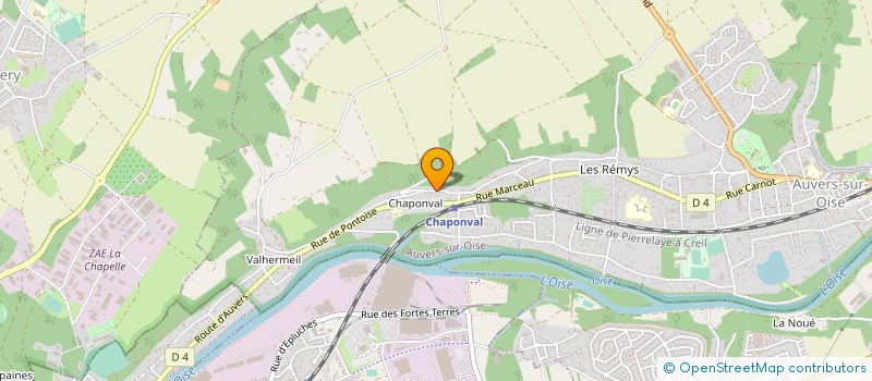 localisation de l'entreprise LUDO à AUVERS-SUR-OISE