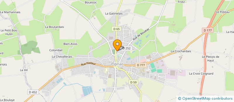 localisation de l'entreprise LUDO AUTOMOBILES  PIPRIAC