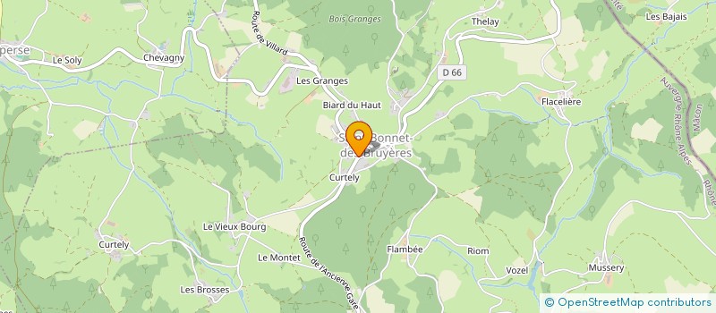 localisation de l'entreprise LUDO AUTOMOBILES  SAINT-BONNET-DES-BRUYERES