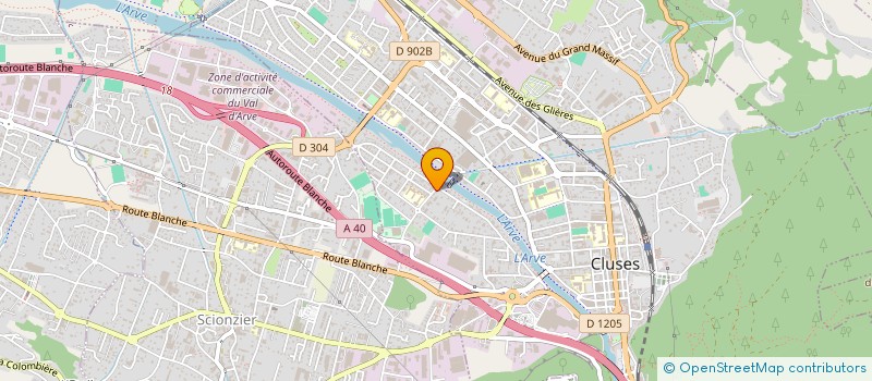 localisation de l'entreprise LUDO CARRELAGES  CLUSES