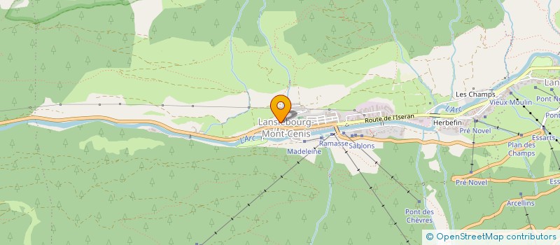 localisation de l'entreprise LUDO CHAUFFAGE à VAL-CENIS