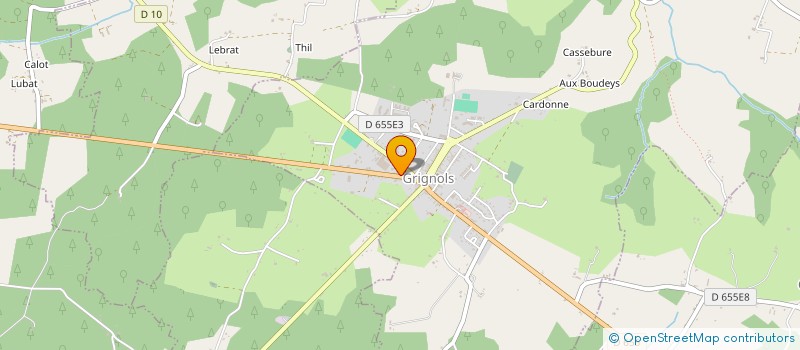 localisation de l'entreprise LUDO & CO BATIMENT GENERAL  GRIGNOLS