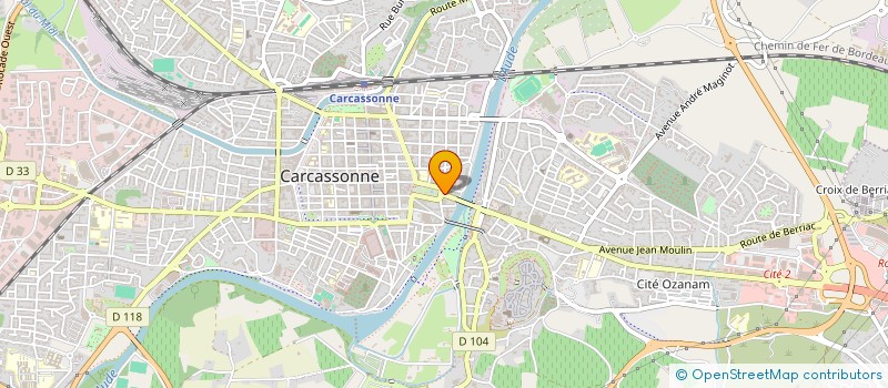 localisation de l'entreprise LUDO EXPRESSION  CARCASSONNE