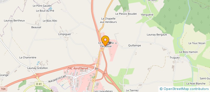 localisation de l'entreprise LUDO FORM à LOUDEAC