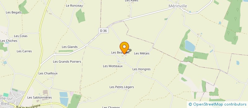 localisation de l'entreprise LUDO FROID/CHAUD à LA SELLE-SUR-LE-BIED