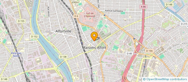 localisation de l'entreprise LUDO IMMO à MAISONS-ALFORT