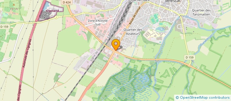 localisation de l'entreprise LUDO IMMO  SELESTAT