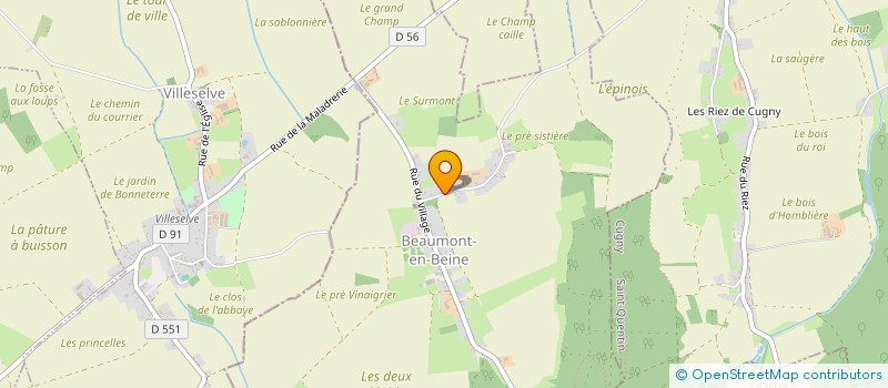 localisation de l'entreprise LUDO & JANOWSKI  BEAUMONT-EN-BEINE