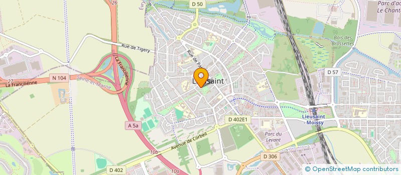 localisation de l'entreprise LUDO LIEUSAINT à LIEUSAINT