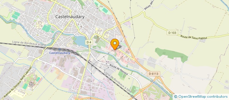 localisation de l'entreprise LUDO LOISIRS à CASTELNAUDARY