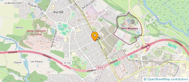 localisation de l'entreprise LUDO LUDAM à AVRILLE