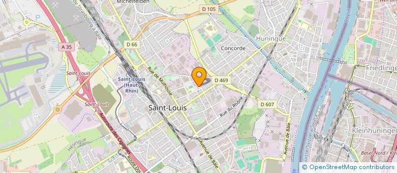 localisation de l'entreprise LUDO PRESSING à SAINT-LOUIS